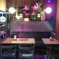 Inside at OM NOM NOM in Lviv