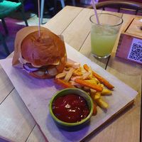 Omnomnom burger at OM NOM NOM in Lviv