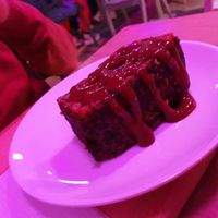 Poppy seed cake at OM NOM NOM in Lviv