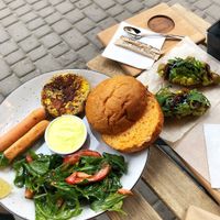 American breakfast  at OM NOM NOM in Lviv