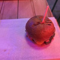 The cheeseburger was very very good.  at OM NOM NOM in Lviv