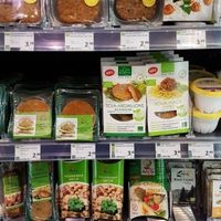 sausages and more.. vegetarian  at denn's biomarkt in Henstedt-ulzburg