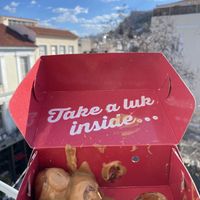 Peanut butter chocolate goodness   at Lukumades in Athens