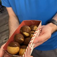Vegan donuts   at Lukumades in Athens