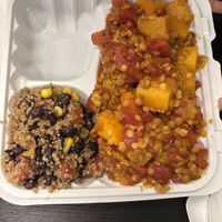 So delicious. We also had a nice little coconut ice cream, dessert and a cookie. We will be back for sure.  at GOOD Grains in Toronto