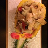 Pineapple Boat at Shansu Vegetarian in Hefei