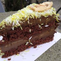 Banane Avocado Schokokuchen at Café-Bistro Daheim in Bad Schandau