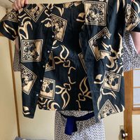 Shirt gift from restaurant owner at Sobadokoro Yariya in Hirao