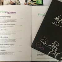 Vegan options at Le Bistro in Valladolid