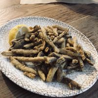 Vescadito frito  at La Casa Viva in Tavernes De La Valldigna