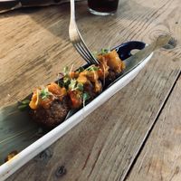 Falafel de arroz at La Casa Viva in Tavernes De La Valldigna