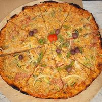 Vegan pizza (There is more choice than what's listed online) at La Casa Viva in Tavernes De La Valldigna