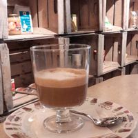 Soja cappuccino  at La Casa Viva in Tavernes De La Valldigna