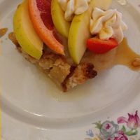 Tarta de manzana at La Casa Viva in Tavernes De La Valldigna