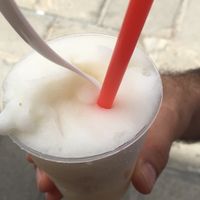 Almond granita  at Gelateria Il Doge in Venice