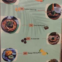 Menu at Wild Tribe Cafe in Koh Samui