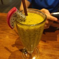 Passion smoothie at Wild Tribe Cafe in Koh Samui