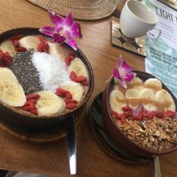 smoothie bowls at Wild Tribe Cafe in Koh Samui