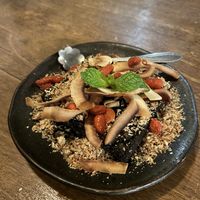 Vegan brownie (too dry and skip the coco flakes)  at Wild Tribe Cafe in Koh Samui