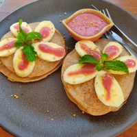 Amazing pancakes! at Wild Tribe Cafe in Koh Samui