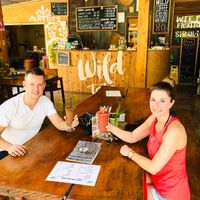 Wake-up smooties :-) at Wild Tribe Cafe in Koh Samui