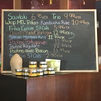 Menu  at Herbivores Marche Vegetalien in Montreal