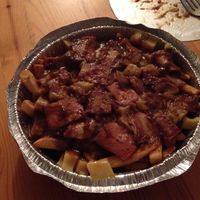 Poutine bacon ❤️ at Herbivores Marche Vegetalien in Montreal