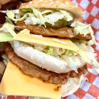 Big Jack burger  at Herbivores Marche Vegetalien in Montreal