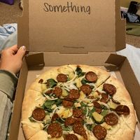 Vegan BYO pizza  at Nags Head Pizza Company in Nags Head