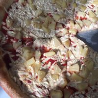 Vegan pineapple pizza! It was amazing! at Nags Head Pizza Company in Nags Head