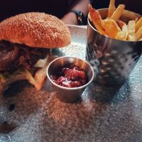 Burger at The Cloth Ear in Belfast