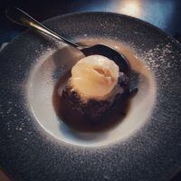 Sticky toffee pudding at The Cloth Ear in Belfast