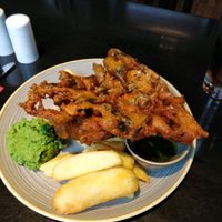 Sea kelp and chips  at The Cloth Ear in Belfast