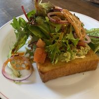 Edamame smash on vegan shokupan   at Papirica in Collingwood