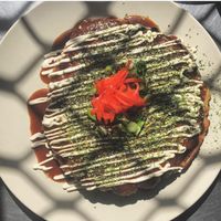 vegan okonomi-yaki  at Papirica in Collingwood