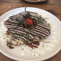 Okonomiyaki - vegan and gluten freee  at Papirica in Collingwood
