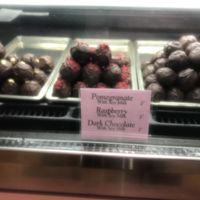 Dark Chocolate Truffles (All Very Very Rich!!) at Harbor Candy Shop in Ogunquit
