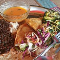 Various from buffet at Dosha in Koh Phangan