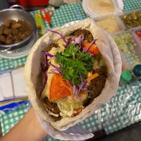   at Queen Falafel in Pai