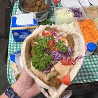 Falafel wrap  #Veganuary at Queen Falafel in Pai