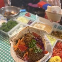 Falafel pita!  at Queen Falafel in Pai