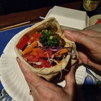  at Queen Falafel in Pai