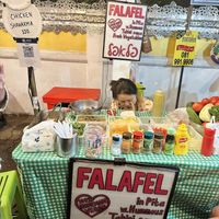 No longer 100% vegan ☹️  at Queen Falafel in Pai