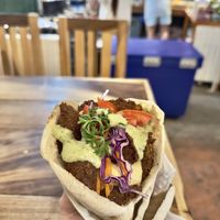   at Queen Falafel in Pai