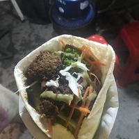 Falafel pitta  at Queen Falafel in Pai