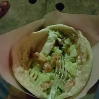 The pitta without flash, neither pitta photos do it justice! And I ate some already oops at Queen Falafel in Pai