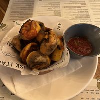 Spicy dough balls  at ASK Italian in Durham