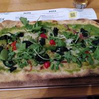 Super green vegan pizza primo (September 2021) at ASK Italian in York