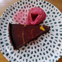 Chocolate and blood orange slice (September 2022) at ASK Italian in York