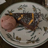 Blood orange chocolate torte at ASK Italian in York
